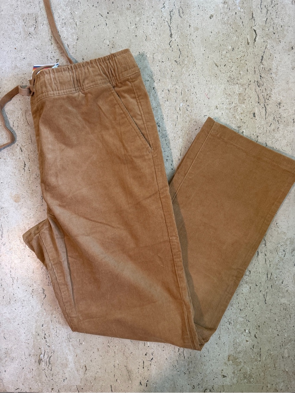 Simply Southern Corduroy Pants Tan/Camel, Slim Straight Pockets Men’s Large